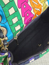 Load image into Gallery viewer, CHANEL 21K Collection 2021 Multicolor Rainbow Quilted Satin Medium Flap Bag LGHW

