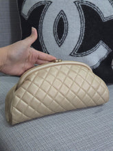 Load image into Gallery viewer, Chanel Series 16 2012 Pearly Gold Lambskin with GHW Classic Clutch
