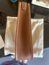 Load image into Gallery viewer, HERMES Gold Clemance Leather with GHW Mini Evelyne 16 TPM with detachable strap stamp W 2025
