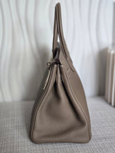 Load image into Gallery viewer, Hermes Etoupe Taupe Togo Leather PHW Birkin 30 Stamp C 2018
