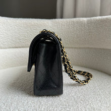 Load image into Gallery viewer, CHANEL Black Caviar GHW Small Timeless Classic Double Flap Bag Microchipped
