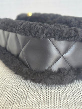 Load image into Gallery viewer, Chanel 24K 2024 Collection Black Teddy Shearling Black Lambskin Mini Rectangular Flap Bag
