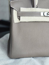 Load image into Gallery viewer, HERMES Etoupe Togo Leather PHW Birkin 30 stamp C 2018
