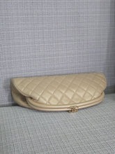 Load image into Gallery viewer, Chanel Series 16 2012 Pearly Gold Lambskin with GHW Classic Clutch
