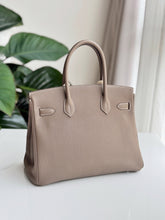 Load image into Gallery viewer, Hermes Etoupe Togo Leather PHW Birkin 30 stamp C 2018
