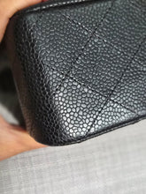 Load image into Gallery viewer, CHANEL series 19 2014 Black caviar GHW 11.12 Medium ML Timeless Classic Double Flap Bag
