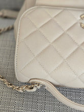 Load image into Gallery viewer, Chanel series 30 Beige Caviar Business Affinity Flap Bag size Medium with Champagne GHW
