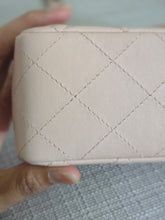 Load image into Gallery viewer, Chanel 23S 2023 Spring/Summer Collection Light Pink Lambskin champagne GHW Mini Rectangular Flap Bag
