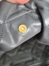 Load image into Gallery viewer, CHANEL 22 size Small in Grey Lambskin aged GHW with detachable pouch
