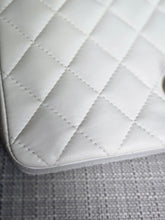 Load image into Gallery viewer, CHANEL series 23 2016 White Lambskin LGHW Mini Rectangular Flap Bag
