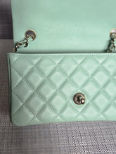 Load image into Gallery viewer, Chanel 24S 2024 Pastel Green Lambskin Champagne GHW Classic Mini Rectangular Flap Bag

