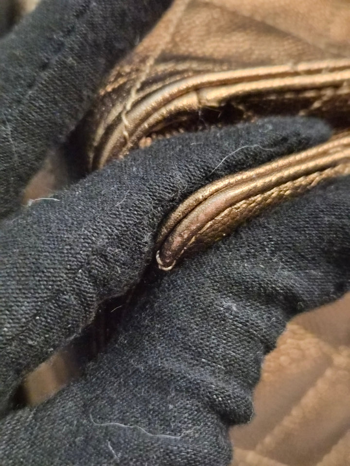 CHANEL 25A 2025 Bronze Caviar aged GHW 25 Hobo Bag size Small