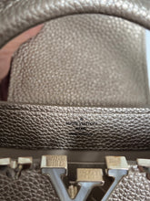 Load image into Gallery viewer, LOUIS VUITTON LV Metallic Taurillon Embellished Flower Crown Mini Capucines in Gold
