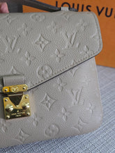 Load image into Gallery viewer, Louis Vuitton LV Pochette Metis Turtledove/Dune Emprinted Leather
