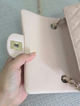 Load image into Gallery viewer, Chanel 23S 2023 Spring/Summer Collection Light Pink Lambskin champagne GHW Mini Rectangular Flap Bag
