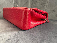 Load image into Gallery viewer, CHANEL 12A series 16 2012 Red Caviar SHW Medium Timeless ML Classic Double Flap Bag
