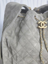 Load image into Gallery viewer, CHANEL 25C collection 2024/2025 cruise collection Khaki Suede Aged GHW 25 Hobo Bag size Medium
