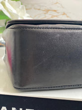 Load image into Gallery viewer, Chanel series 3 Black Lambskin 24K GHW Small Diana Flap Bag
