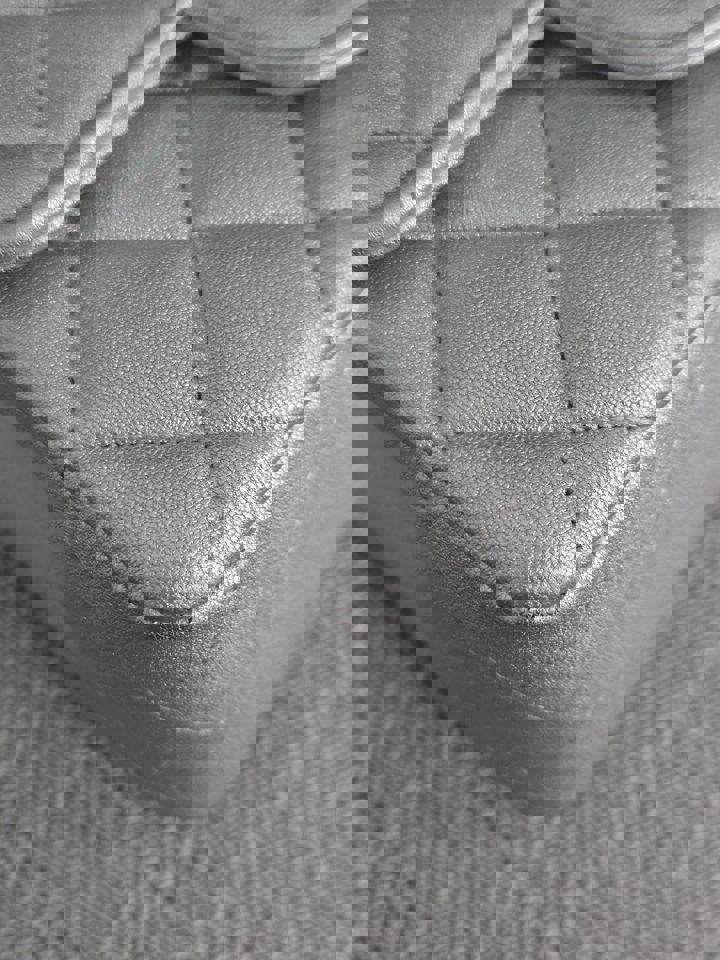 Chanel Series 31 21P 2021 Pre Spring/Summer Collection Iridescent Silver lambskin SHW Square Mini Flap Bag