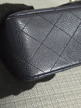 Load image into Gallery viewer, Chanel series 18 14C 2014 Cruise Collection Navy Caviar SHW Classsic Mini Rectangular Flap Bag
