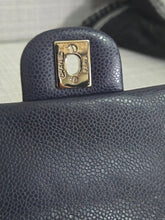 Load image into Gallery viewer, Chanel series 18 14C 2014 Cruise Collection Navy Caviar SHW Classsic Mini Rectangular Flap Bag
