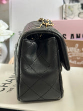 Load image into Gallery viewer, Chanel Series 30 (2021) Black Lambskin LGHW Mini Rectangular flap bag

