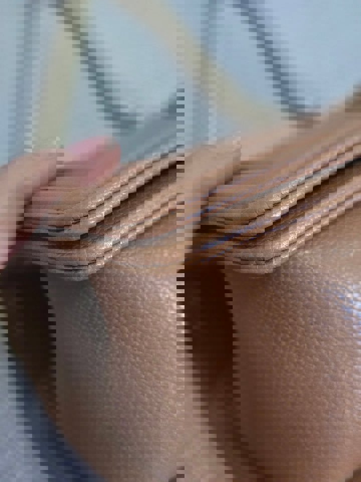 Chanel 21K 2021 Fall/Winter Collection Caramel Brown Caviar shiny champagne GHW Small Le Boy Flap Bag