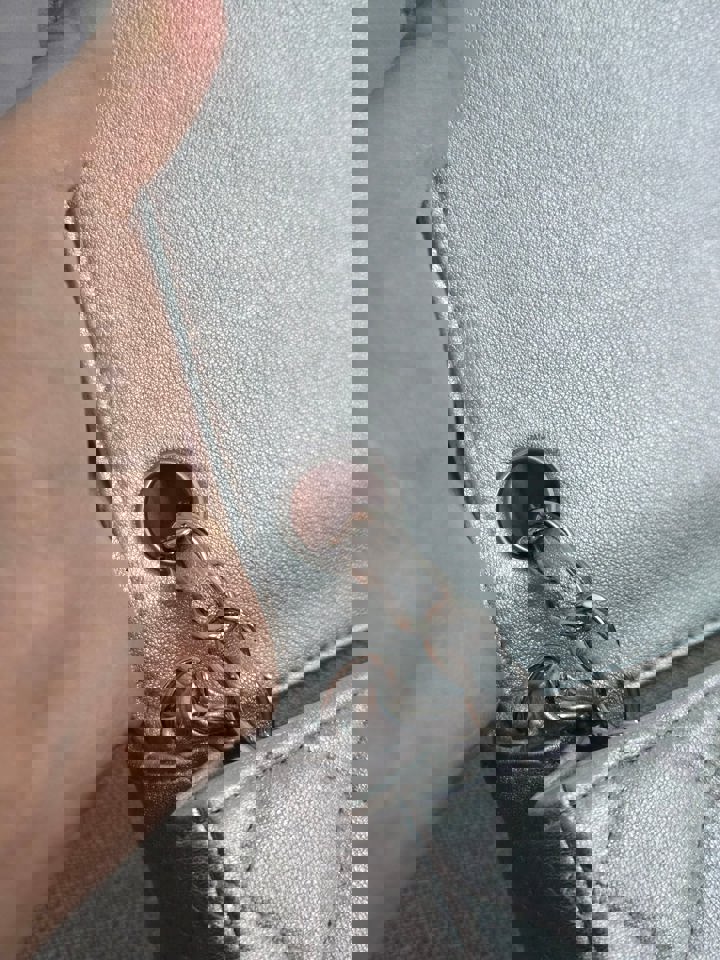Chanel Series 31 21P 2021 Pre Spring/Summer Collection Iridescent Silver lambskin SHW Square Mini Flap Bag