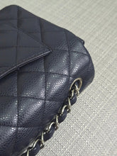 Load image into Gallery viewer, Chanel series 18 14C 2014 Cruise Collection Navy Caviar SHW Classsic Mini Rectangular Flap Bag

