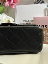 Load image into Gallery viewer, Chanel Series 30 (2021) Black Lambskin LGHW Mini Rectangular flap bag
