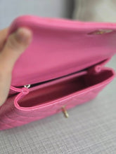 Load image into Gallery viewer, Chanel series 31 21P 2021 Pre Spring/Summer Collection Pink Caviar Coco Handle Flap Bag with Top Handle and Detachable Strap size Small
