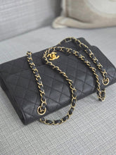 Load image into Gallery viewer, Chanel series 16 circa 2012 Black Caviar 11.12 Medium ML Timeless Classic Double Flap Bag with GHW
