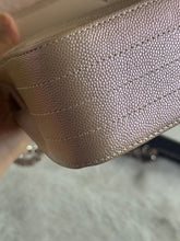 Load image into Gallery viewer, Chanel series 24 17B 2017 Fall/Winter collection Rose Gold Chevron Caviar Medium ML Timeless Classic Double Flap Bag with SHW
