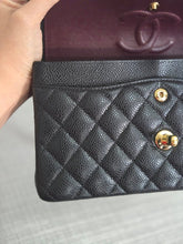 Load image into Gallery viewer, Chanel series 31 2021 Black Caviar Small Timeless Classic Double Flap Bag with GHW
