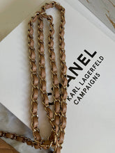 Load image into Gallery viewer, Chanel series 25 18S Collection Pearly Dark Beige Caviar Champagne Gold Hardware Mini Rectangular Flap Bag
