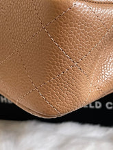 Load image into Gallery viewer, Chanel series 25 18S Collection Pearly Dark Beige Caviar Champagne Gold Hardware Mini Rectangular Flap Bag
