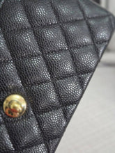 Load image into Gallery viewer, Chanel series 31 2021 Black Caviar Small Timeless Classic Double Flap Bag with GHW
