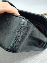 Load image into Gallery viewer, Chanel series 19 2014 Black Caviar GHW Medium ML Timeless Classic Double Flap Bag
