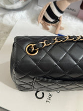 Load image into Gallery viewer, Chanel Series 30 (2021) Black Lambskin LGHW Mini Rectangular flap bag
