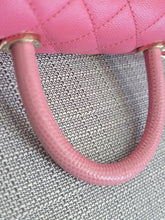 Load image into Gallery viewer, Chanel series 31 21P 2021 Pre Spring/Summer Collection Pink Caviar Coco Handle Flap Bag with Top Handle and Detachable Strap size Small
