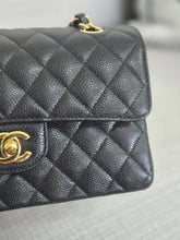 Load image into Gallery viewer, Chanel series 31 2021 Black Caviar Small Timeless Classic Double Flap Bag with GHW
