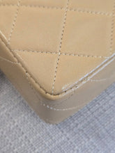 Load image into Gallery viewer, Chanel series 1 Beige Lambskin 24K GHW Vintage Mini Flap Bag
