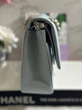 Load image into Gallery viewer, Chanel 22P Blue Caviar LGHW Medium ML Timeless Classic Double Flap Bag
