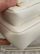 Load image into Gallery viewer, Chanel 22C White Calfskin GHW Small Camera Case Bag with Adjustable Strap
