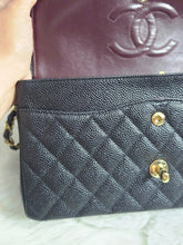Load image into Gallery viewer, Chanel series 20 2015 Black Caviar GHW 11.12 Timeless ML Medium Classic Double Flap Bag
