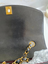 Load image into Gallery viewer, Chanel series 3 Black Lambskin 24K GHW Small Diana Flap Bag
