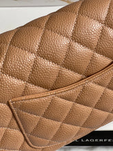 Load image into Gallery viewer, Chanel series 25 18S Collection Pearly Dark Beige Caviar Champagne Gold Hardware Mini Rectangular Flap Bag
