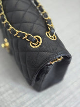 Load image into Gallery viewer, Chanel series 31 2021 Black Caviar Small Timeless Classic Double Flap Bag with GHW
