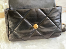 Load image into Gallery viewer, Chanel 19 Flap Bag Size Small series 28 Black Goatskin with mixed hardware
