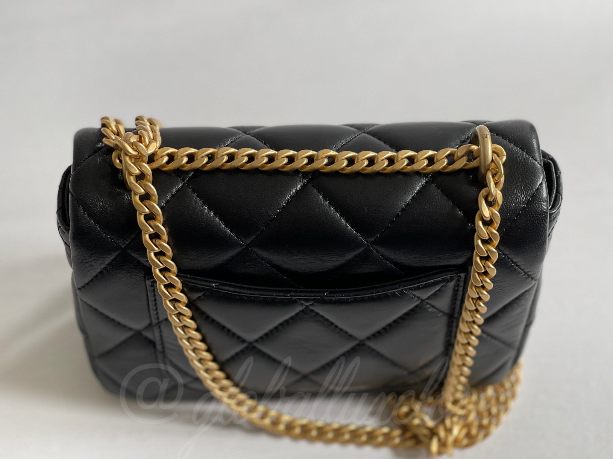 🖤BNIB 2022 22P CHANEL Classic Mini Square Black 🖤 Flap Bag